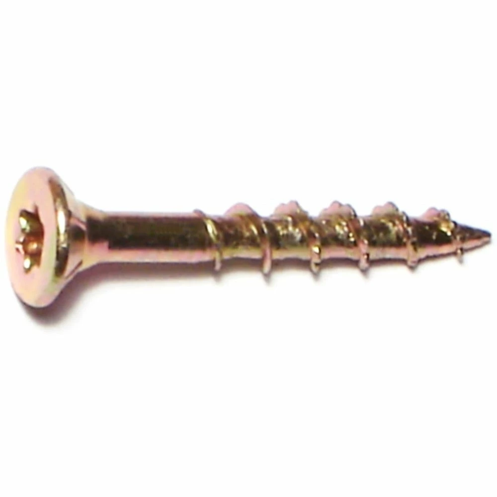 Midwest Fastener #6 x 1" Yellow Zinc Star Drive Multipurpose Interior Wood Screws - 11851 - Bolts 3 Midwest Fastener #6 x 1" Yellow Zinc Star Drive Multipurpose Interior Wood Screws - 11851 - Bolts