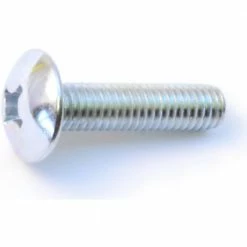 Midwest Fastener 6mm-1.0 x 25mm Zinc Plated Class 4.8 Coarse Thread Phillips Truss Head Machine Screws - 88636 - Bolts