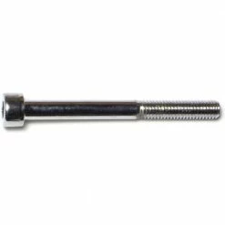 Midwest Fastener 6mm-1.0 x 60mm Chrome Plated Class 12.9 Coarse Thread Knurled Head Hex Socket Cap Screws - 87071 - Bolts