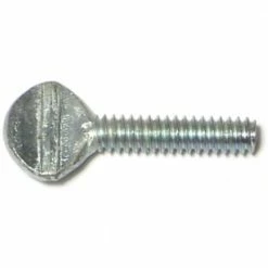Midwest Fastener #10-24 x 3/4" Zinc Plated Coarse Thread Spade Head Thumb Screws - 80234 - Bolts