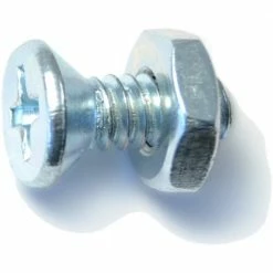 Midwest Fastener #10-24 x 1/2" Phillips Flat Head Machine Screws w/ Nuts - 24017 - Bolts