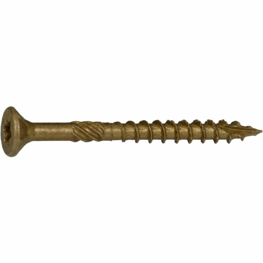 Midwest Fastener #9 x 2" Tan XL1500 Coated Star Drive Bugle Head Saberdrive Deck Screws - 50752 4 Midwest Fastener #9 x 2" Tan XL1500 Coated Star Drive Bugle Head Saberdrive Deck Screws - 50752 - Image 2
