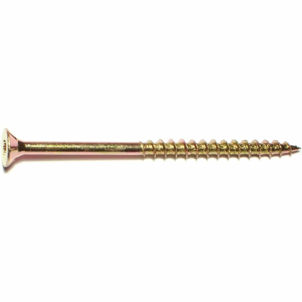 Midwest Fastener #12 x 3-1/2" Yellow Zinc Star Drive Multipurpose Interior Wood Screws - 11864 - Bolts 4 Midwest Fastener #12 x 3-1/2" Yellow Zinc Star Drive Multipurpose Interior Wood Screws - 11864 - Bolts - Image 2