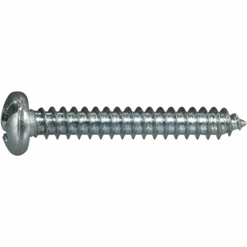 Midwest Fastener #12 x 1-1/2" Zinc Plated Combo Pan Head Sheet Metal Screws - 10149 - Bolts 4 Midwest Fastener #12 x 1-1/2" Zinc Plated Combo Pan Head Sheet Metal Screws - 10149 - Bolts - Image 2