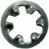 Midwest Fastener #4 x 7/64" x 9/32" Zinc Plated Grade 2 Internal Tooth Lock Washers - 81392 - Bolts