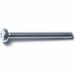 Midwest Fastener 8mm-1.25 x 80mm Zinc Plated Class 4.8 Coarse Thread Phillips Pan Head Machine Screws - 88448 - Bolts