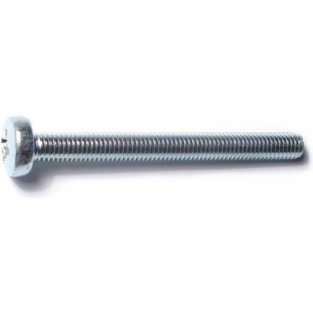 Midwest Fastener 8mm-1.25 x 80mm Zinc Plated Class 4.8 Coarse Thread Phillips Pan Head Machine Screws - 88448 - Bolts 3 Midwest Fastener 8mm-1.25 x 80mm Zinc Plated Class 4.8 Coarse Thread Phillips Pan Head Machine Screws - 88448 - Bolts