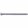 Midwest Fastener 8 x 3" White XL1500 Coated Star Drive Saberdrive Trim Screws - 51256