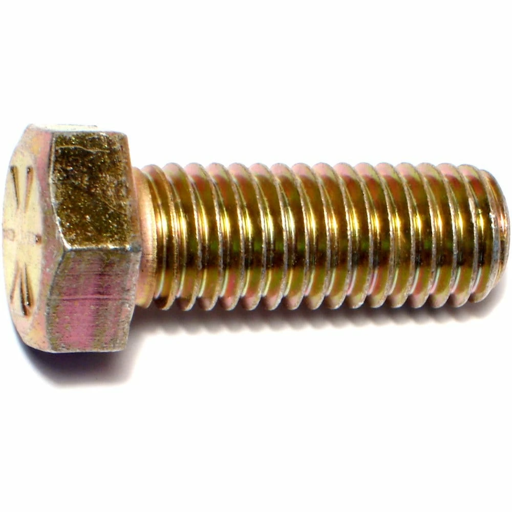 Midwest Fastener 9/16"-12 x 1-1/2" Yellow Zinc Plated Grade 8 Coarse Thread Hex Cap Screws - 83703 - Bolts 3 Midwest Fastener 9/16"-12 x 1-1/2" Yellow Zinc Plated Grade 8 Coarse Thread Hex Cap Screws - 83703 - Bolts