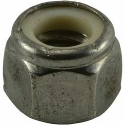 Midwest Fastener 3/8"-16 18-8 Stainless Coarse Thread Nylon Insert Lock Nuts - 82506 - Bolts
