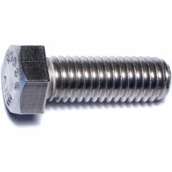 Midwest Fastener 7/16"-14 x 1-1/4" 18-8 Stainless Coarse Thread Hex Cap Screws - 82573 - Bolts