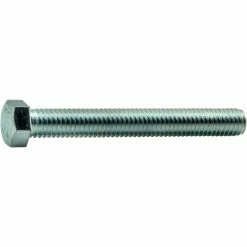 Midwest Fastener 7/16"-14 x 4" Zinc Plated Coarse Full Thread Hex Head Tap Bolts - 80769