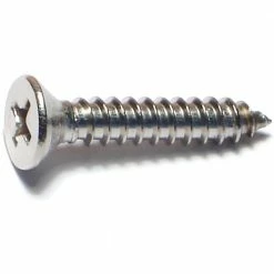 Midwest Fastener #10 x 1" 18-8 Stainless Phillips Flat Head Sheet Metal Screws - 23714 - Bolts