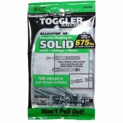 Midwest Fastener 1/4" Toggler Alligator Wall Anchors - 650460 - Bolts -Midwest Fastener Sales 4df794329c3599419d2209bc78d957883567f26e 121811 121811 image 036296504601