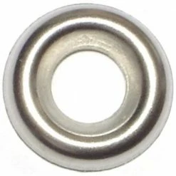 Midwest Fastener #10 x 7/32" x 19/32" Nickel Plated Finishing Washers - 21482 - Bolts