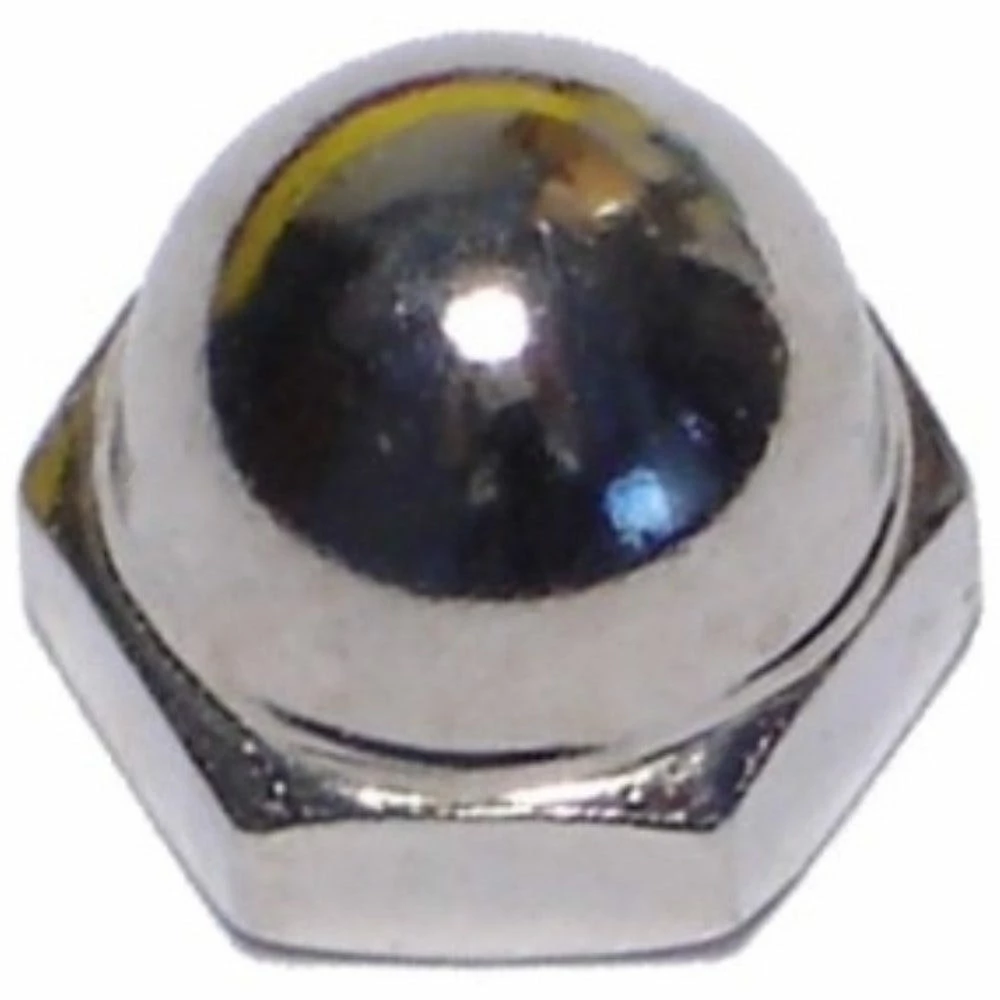 Midwest Fastener #10-24 Nickel Plated Brass Coarse Thread Acorn Cap Nuts - 80596 - Bolts 3 Midwest Fastener #10-24 Nickel Plated Brass Coarse Thread Acorn Cap Nuts - 80596 - Bolts