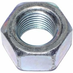 Midwest Fastener 9/16"-18 Zinc Plated Grade 2 Fine Thread Finished Hex Nuts - 80456 - Bolts