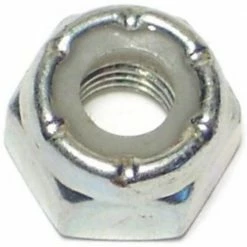 Midwest Fastener 1/4"-28 Zinc Plated Grade 2 Fine Thread Nylon Insert Lock Nuts - 80276 - Bolts