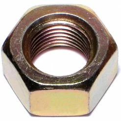 Midwest Fastener 9/16"-18 Yellow Zinc Plated Grade 8 Fine Thread Hex Nuts - 82026 - Bolts