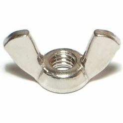 Midwest Fastener 6mm-1.0 x 26mm A2 Stainless Coarse Thread Wing Nuts - 87544 - Bolts