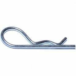 Midwest Fastener 1/8" x 2-9/16" Zinc Plated Hitch Pin Clips - 80314 - Bolts