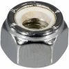 Midwest Fastener 1/4"-20 Chrome Plated Coarse Thread Nylon Insert Lock Nuts - 87028 - Bolts