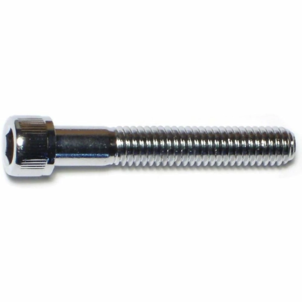 Midwest Fastener 5/16"-18 x 2-1/4" Chrome Plated Grade 8 Coarse Thread Knurled Socket Cap Screws - 87159 - Bolts 3 Midwest Fastener 5/16"-18 x 2-1/4" Chrome Plated Grade 8 Coarse Thread Knurled Socket Cap Screws - 87159 - Bolts