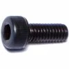 Midwest Fastener 4mm-0.7 x 10mm Black Oxide Class 12.9 Coarse Thread Knurled Head Hex Socket Cap Screws - 81661 - Bolts
