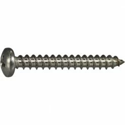 Midwest Fastener #10 x 1-1/2" 18-8 Stainless Phillips Pan Head Sheet Metal Screws - 82277 - Bolts