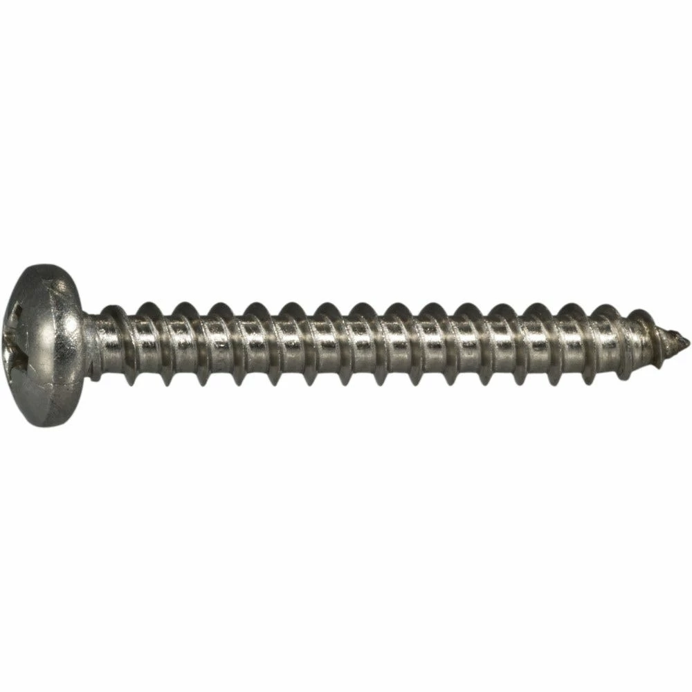 Midwest Fastener #10 x 1-1/2" 18-8 Stainless Phillips Pan Head Sheet Metal Screws - 82277 - Bolts 3 Midwest Fastener #10 x 1-1/2" 18-8 Stainless Phillips Pan Head Sheet Metal Screws - 82277 - Bolts
