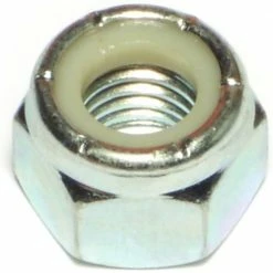 Midwest Fastener 9/16"-18 Zinc Plated Grade 2 Fine Thread Nylon Insert Lock Nuts - 80283 - Bolts