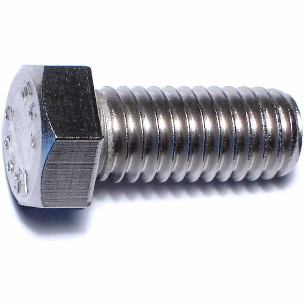 Midwest Fastener 7/16"-14 x 1" 18-8 Stainless Coarse Thread Hex Cap Screws - 82572 - Bolts 4 Midwest Fastener 7/16"-14 x 1" 18-8 Stainless Coarse Thread Hex Cap Screws - 82572 - Bolts - Image 2