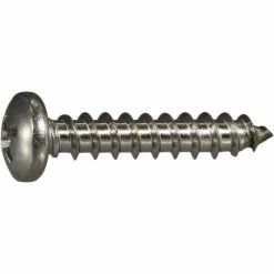 Midwest Fastener #10 x 1" 18-8 Stainless Phillips Pan Head Sheet Metal Screws - 82273 - Bolts