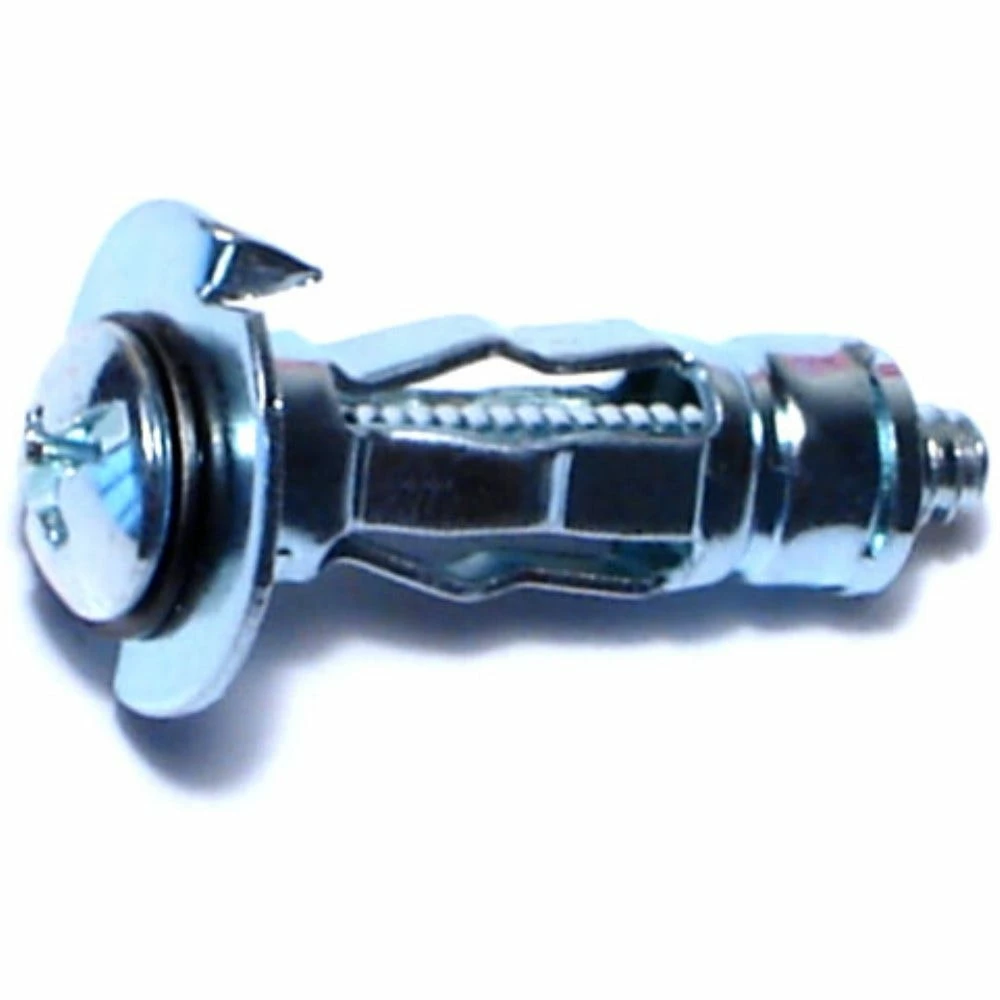 Midwest Fastener 1/8"-32 Zinc Plated Coarse Thread Extra Short Pan Head Hollow Wall Anchors - 21870 - Bolts 4 Midwest Fastener 1/8"-32 Zinc Plated Coarse Thread Extra Short Pan Head Hollow Wall Anchors - 21870 - Bolts - Image 2