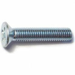 Midwest Fastener 8mm-1.25 x 40mm Zinc Plated Class 4.8 Coarse Thread Phillips Flat Head Machine Screws - 88602 - Bolts