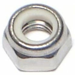 Midwest Fastener 5mm-0.80 A2-70 Stainless Coarse Thread Nylon Insert Lock Nuts - 87533 - Bolts