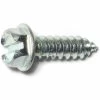 Midwest Fastener #12 x 3/4" Zinc Plated Slotted Hex Washer Head Sheet Metal Screws - 10188 - Bolts