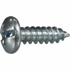 Midwest Fastener #12 x 3/4" Zinc Plated Combo Pan Head Sheet Metal Screws - 10146 - Bolts