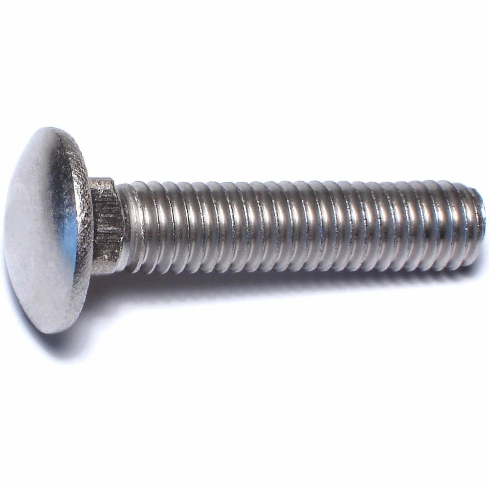 Midwest Fastener 3/8"-16 x 1-3/4" 18-8 Stainless Coarse Thread Carriage Bolts - 83464 4 Midwest Fastener 3/8"-16 x 1-3/4" 18-8 Stainless Coarse Thread Carriage Bolts - 83464 - Image 2
