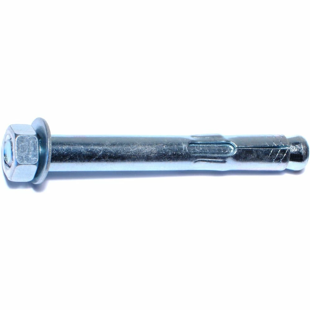 Midwest Fastener 3/8" x 3" Zinc Plated Hex Nut Sleeve Anchors - 06761 - Bolts 4 Midwest Fastener 3/8" x 3" Zinc Plated Hex Nut Sleeve Anchors - 06761 - Bolts - Image 2
