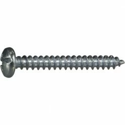 Midwest Fastener #10 x 1-1/2" Zinc Plated Combo Pan Head Sheet Metal Screws - 10143 - Bolts