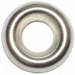 Midwest Fastener #10 x 7/32" x 19/32" Nickel Plated Finishing Washers - 81153 - Bolts