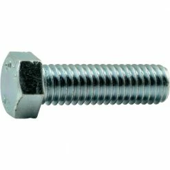 Midwest Fastener 7/16"-14 x 1-1/2" Zinc Plated Coarse Full Thread Hex Head Tap Bolts - 80758