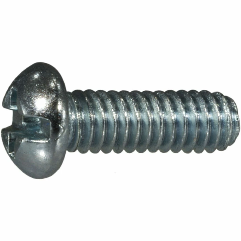 Midwest Fastener #8-32 x 1/2" Zinc Plated Coarse Thread Combo Round Head Machine Screws - 11949 - Bolts 4 Midwest Fastener #8-32 x 1/2" Zinc Plated Coarse Thread Combo Round Head Machine Screws - 11949 - Bolts - Image 2