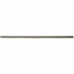 Midwest Fastener #10-24 x 6" Zinc Plated Grade 2 Coarse Thread Threaded Rods - 80810 - Bolts