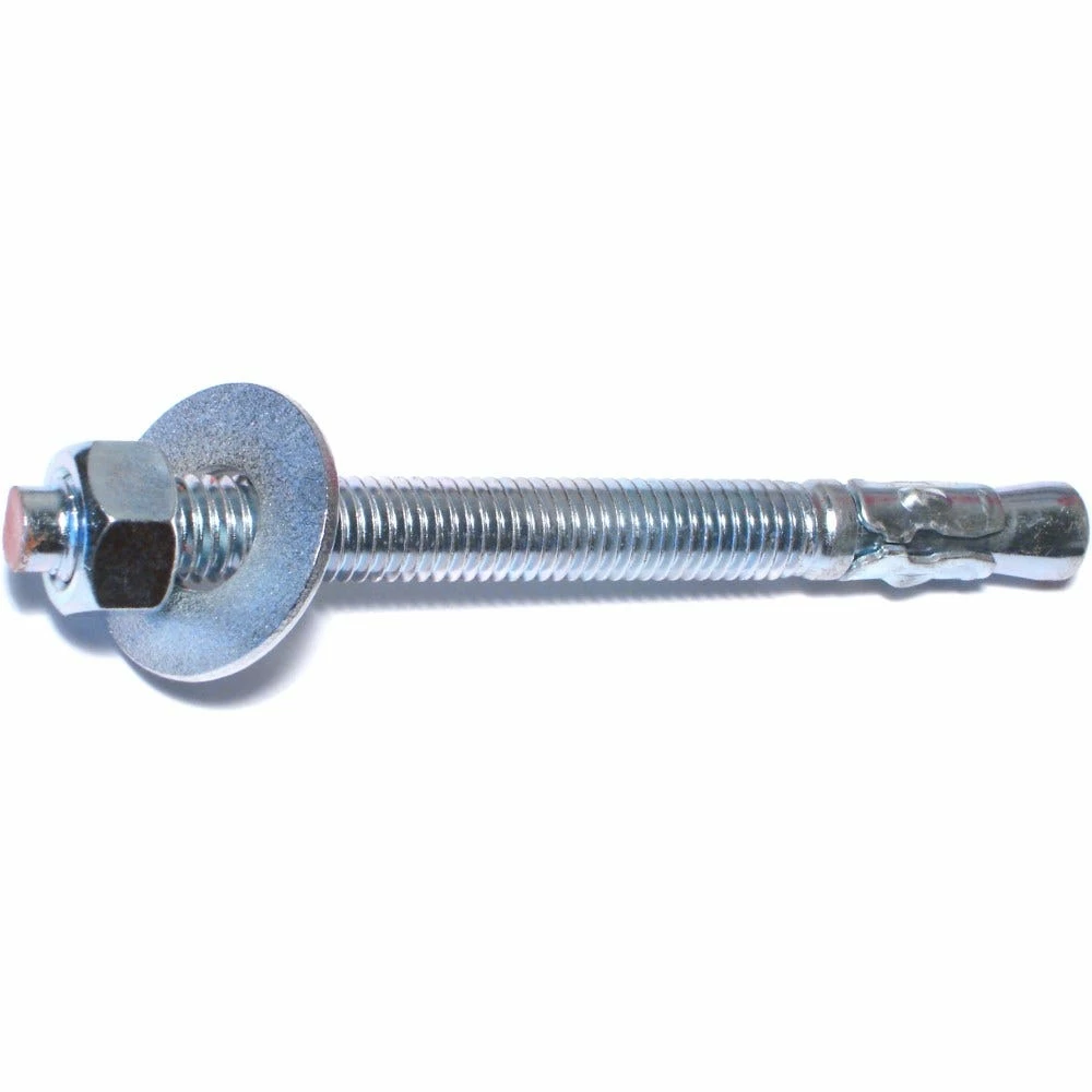 Midwest Fastener 1/2" x 5-1/2" Zinc Plated Concrete Wedge Anchors - 06740 - Bolts 3 Midwest Fastener 1/2" x 5-1/2" Zinc Plated Concrete Wedge Anchors - 06740 - Bolts