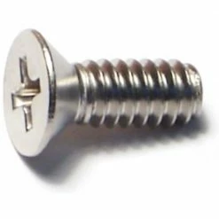 Midwest Fastener #10-24 x 1/2" 18-8 Stainless Coarse Thread Phillips Flat Head Machine Screws - 82441 - Bolts