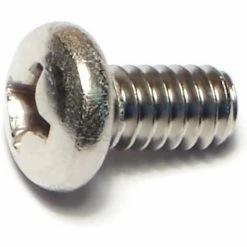 Midwest Fastener 1/4"-20 x 1/2" 18-8 Stainless Coarse Thread Phillips Pan Head Machine Screws - 82491 - Bolts
