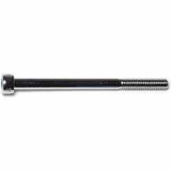 Midwest Fastener Sales 18 Midwest Fastener 6mm-1.0 x 80mm Chrome Plated Class 12.9 Coarse Thread Knurled Head Hex Socket Cap Screws - 87073 - Bolts