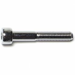 Midwest Fastener 8mm-1.25 x 50mm Chrome Plated Class 12.9 Coarse Thread Knurled Head Hex Socket Cap Screws - 87079 - Bolts